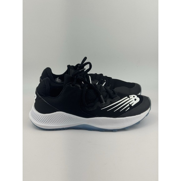 New Balance Other - New Balance 4040v6 Turf Baseball Shoes Youth Boys Size 5  Black White TY4040K6